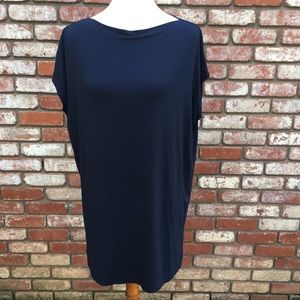 !SOLD! VINCE Navy Blue Tunic Top